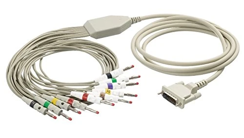 Welchallyn 714508 CP 50 Resting Electrocardiograph 10-LEAD PATIENT CABLE,IEC,BANANA,CP 50