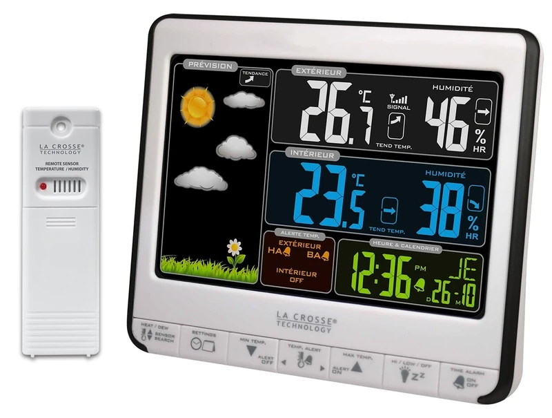 La Crosse Technology Weather Station ws6826whi-bla Coloured