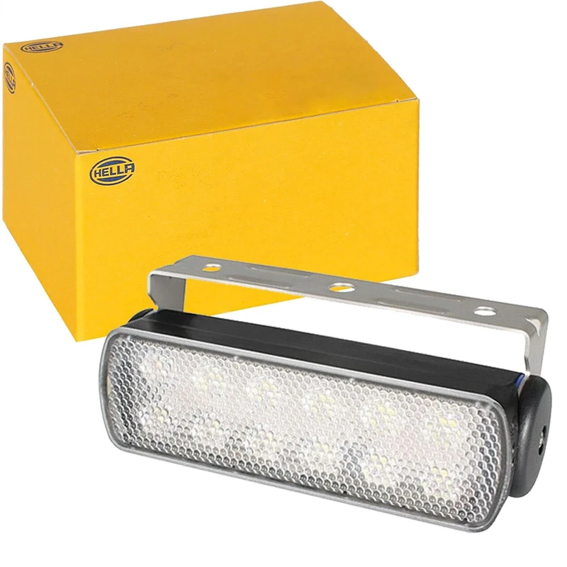 HELLA 1GA 980 670-231 LED-Worklight - ETL 250 - 24/12V - 200lm - mounting/Screw Connection - Swivelling Mounting Bracket - Short distance lighting - Cable: 2500mm - Plug: open cable ends