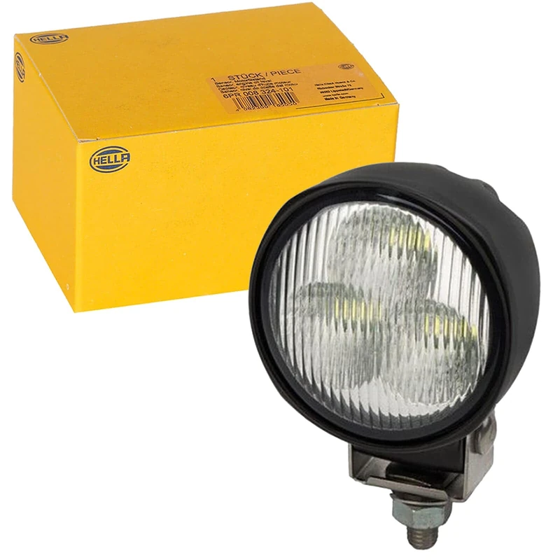 HELLA 1G0 996 476-011 LED-Worklight - Modul 70 Gen. IV - 12/24V - 2500lm - mounting/Bolted - Swivelling Mounting Bracket - Long-range illumination - Cable: 2000mm - Plug: open cable ends