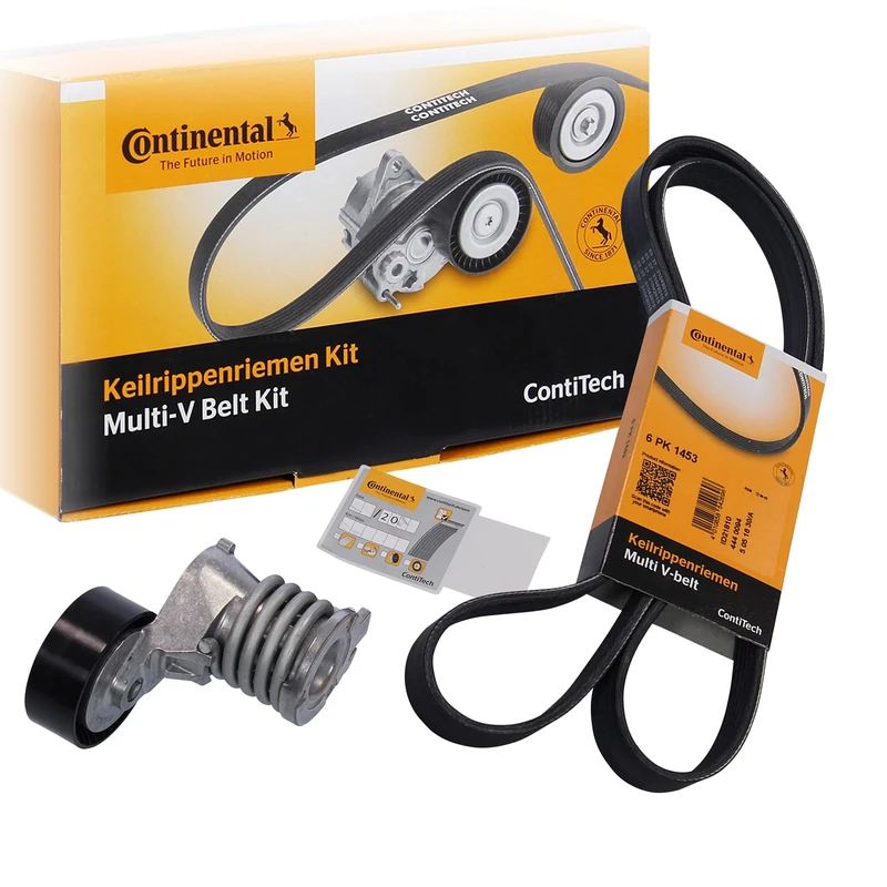 Contitech 6PK1453K2 V-Ribbed Belt Set