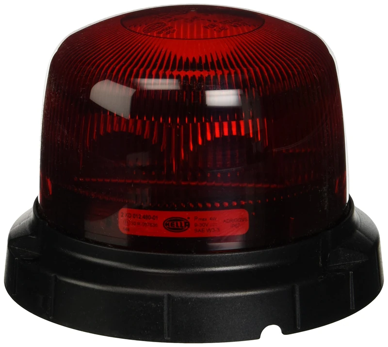HELLA 2XD 012 480-011 LED-Rotating Beacon - KLX1 - 12/24V - Red - mounting - Image 1