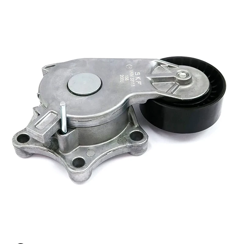 SKF Belt Tensioner For V-Ribbed Belt VKM 33111 Left Position Height 125 mm Length 190 mm Width 137 mm - OE Quality