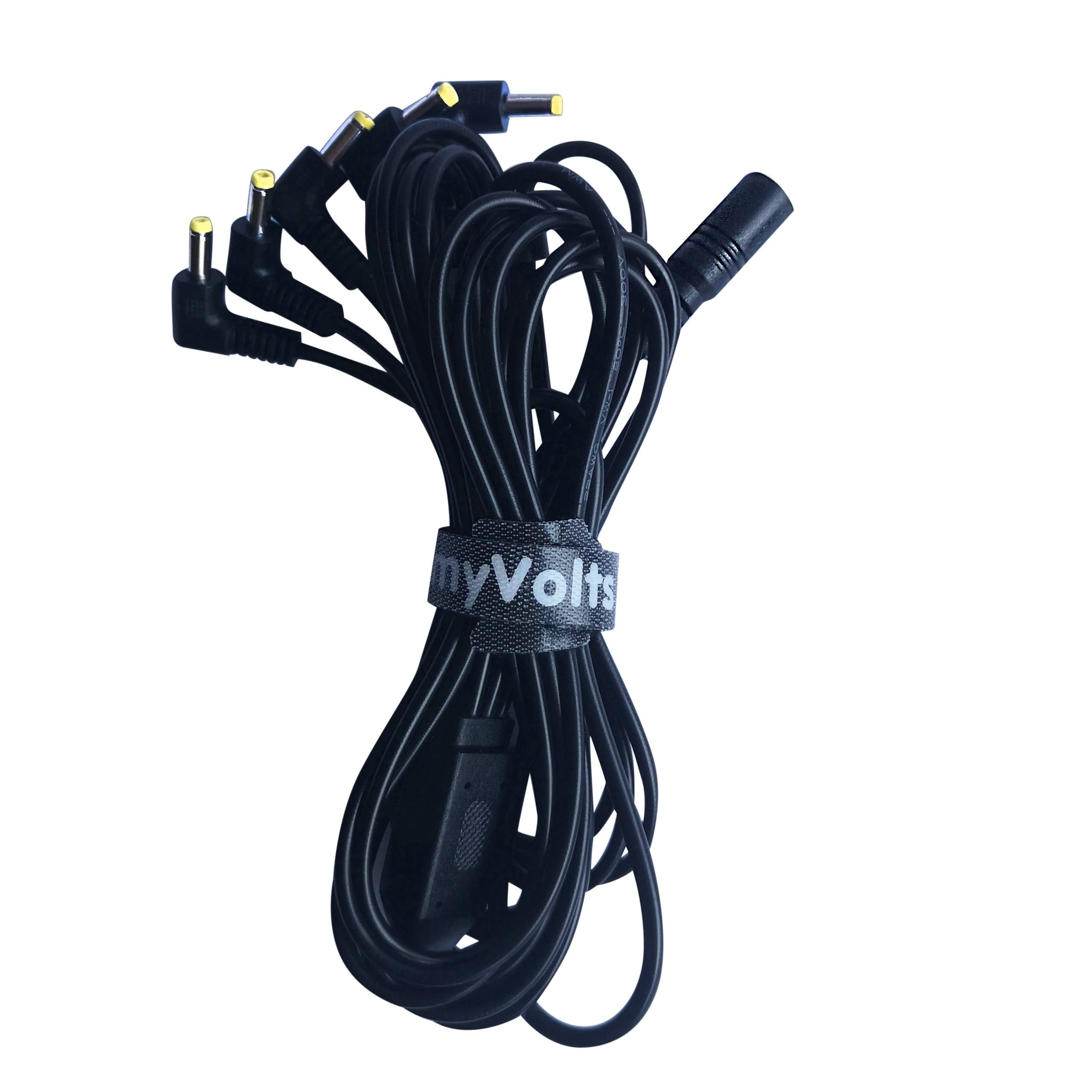 5-Branch Splitter Charging Cable for Korg Volca from MyVolts 5-Zw. Verteil. allein black