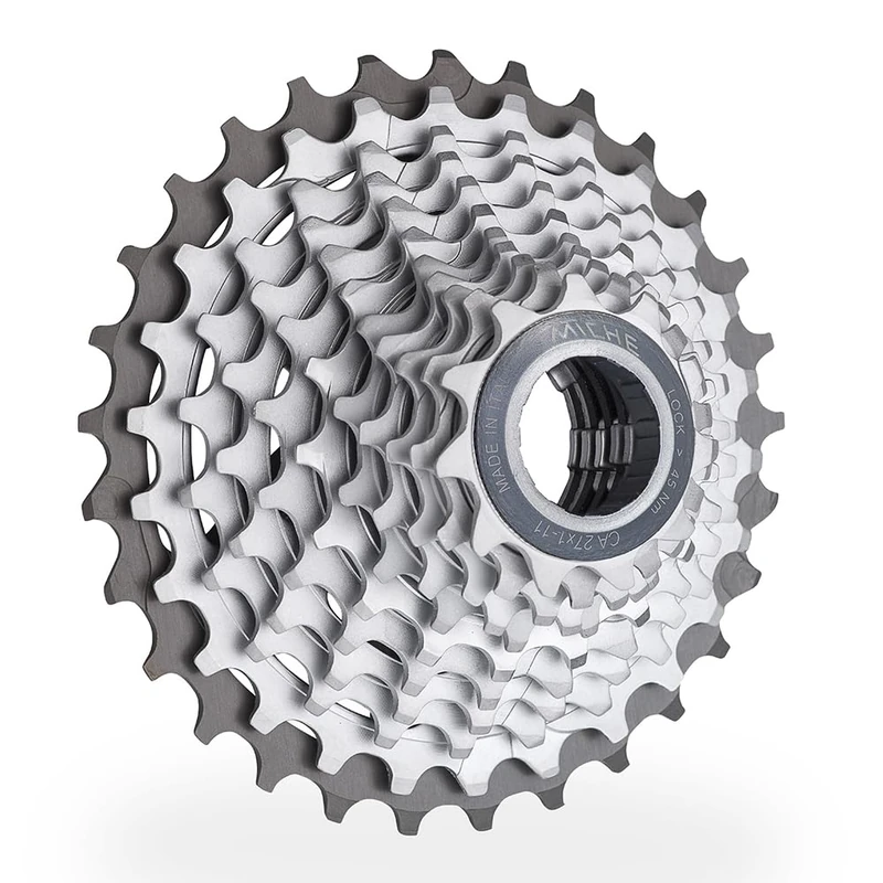 Miche Light Primato 11-Speed Road Bike Cassette – Shimano/Campagnolo Compatible – Lightweight Steel & Aluminium – Smooth Shifting – Italian Made – Multiple Gear Ratio Options - CA - 14/25t