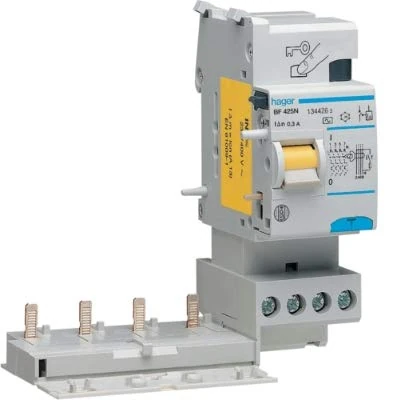 Hager bf440 N Block Differential Type A for M/N, 4P, 40 A, 300 MA - Image 1