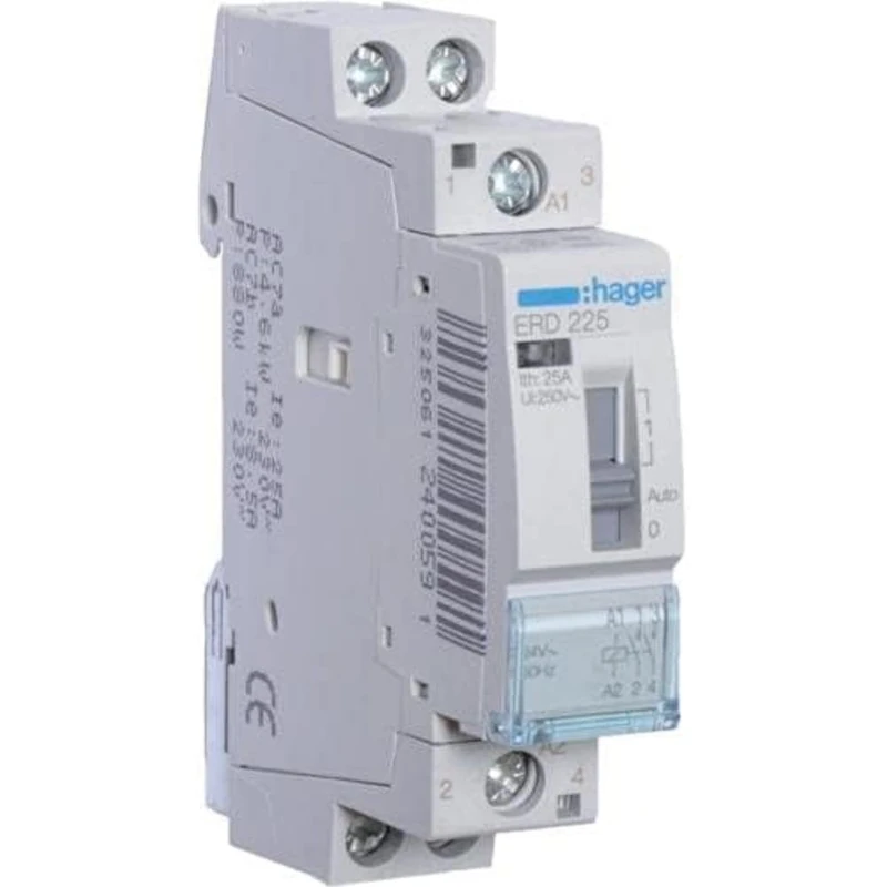 Hager ERD 225 – Manually Installation Schütze, 25 A, 2 NA 24 V