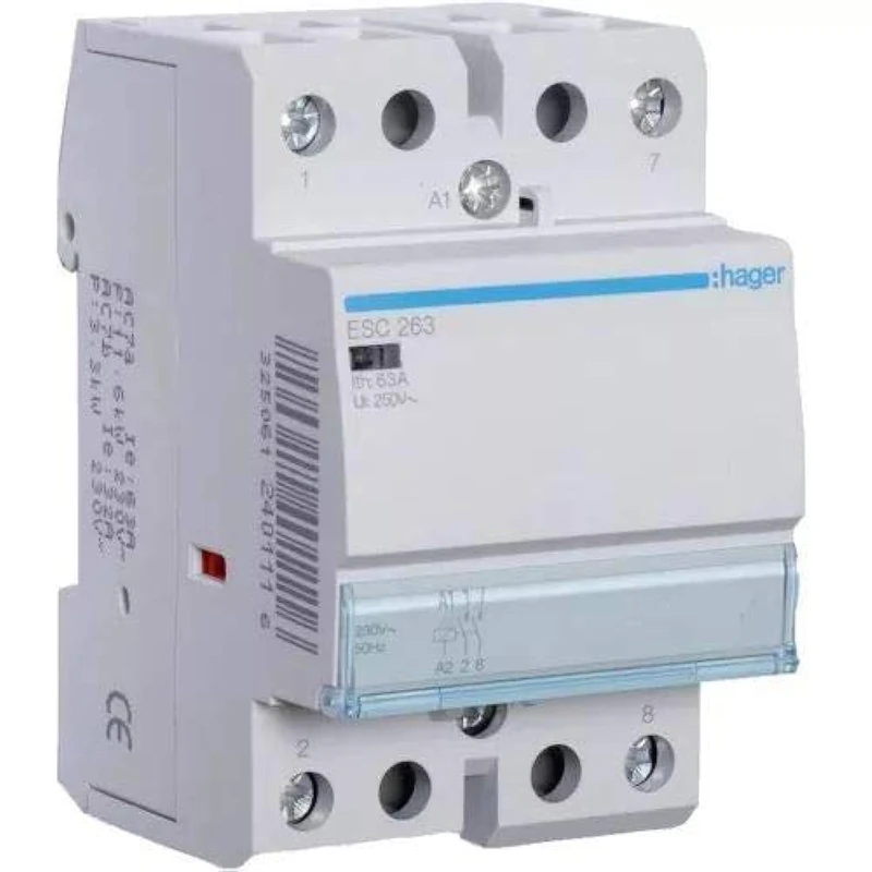 Hager – ESC263 Schütz 63 AMP 2 NA 230 V