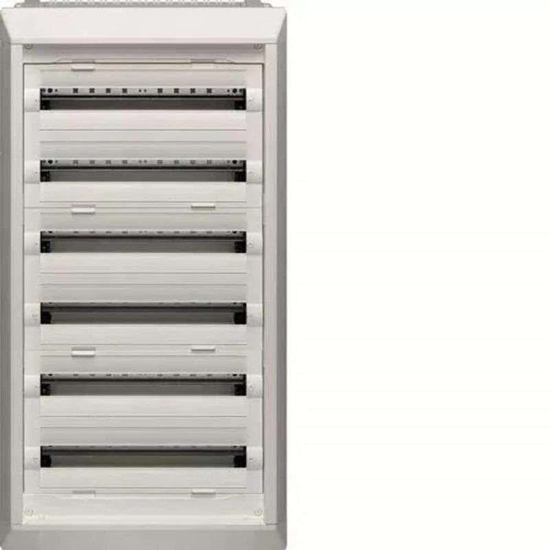 Hager Series New Vega d – Recessed Distribution Box Vega-d 6 Rows 144 modules Without Door