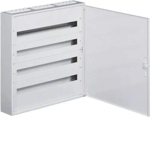 Hager FW436WT Class I Metal Surface Distribution Box 4 x 36 Modules
