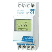 Data Micro + 48 V.Interruptor Horario Digital. 1 Circ. Conmut. Dia/Semana 32 Memo Pulso 1-59 S