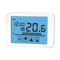 Orbis Chronos Digital Clock Thermostat with Touch Screen White