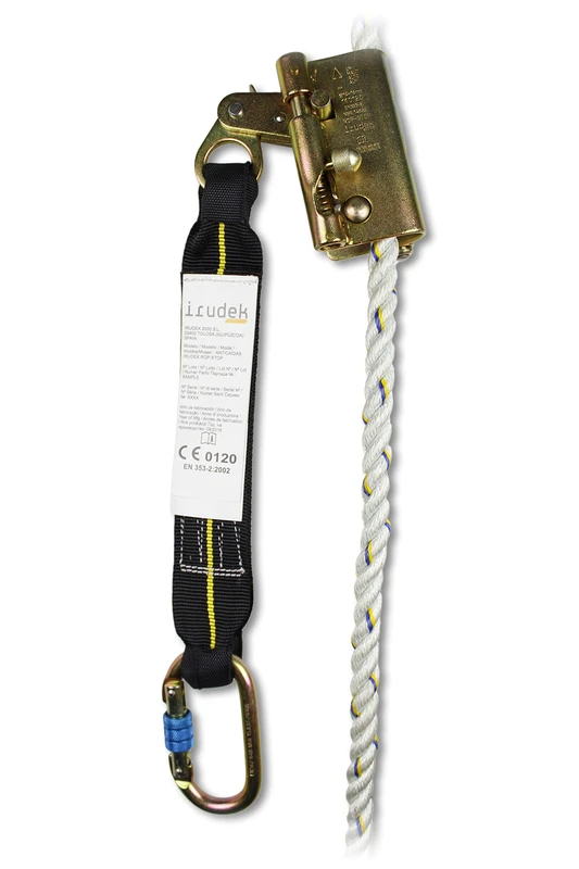 Irudek 100308900001 ROP-Stop, Anti-Fall Sliding on Rope Ø14-16 mm Thickness, No Cord