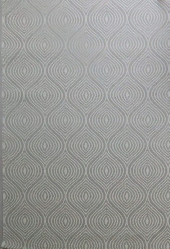 ASPECT Coptic Soft Touch Rug-Grey Background with Cream Smooth lines-120x170cm
