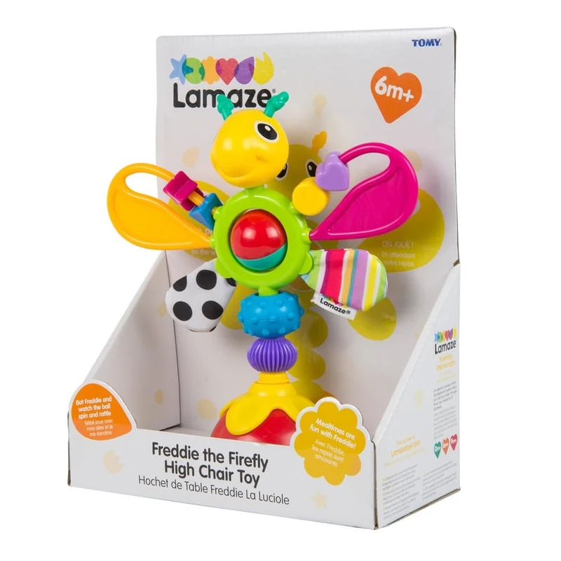 LAMAZE Freddie the Firefly Table Top Baby Toy, Babies Toy for Sensory Play, Suitable for Boys & Girls from 6 Months+ (Assorted Model)