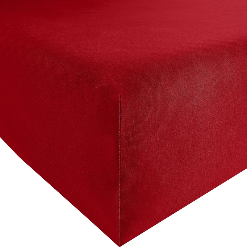 Bassetti RB/878 Rosso Siena 9235158 Fitted Sheet Cotton/Elastane 90 x 190 cm / 100 x 220 cm