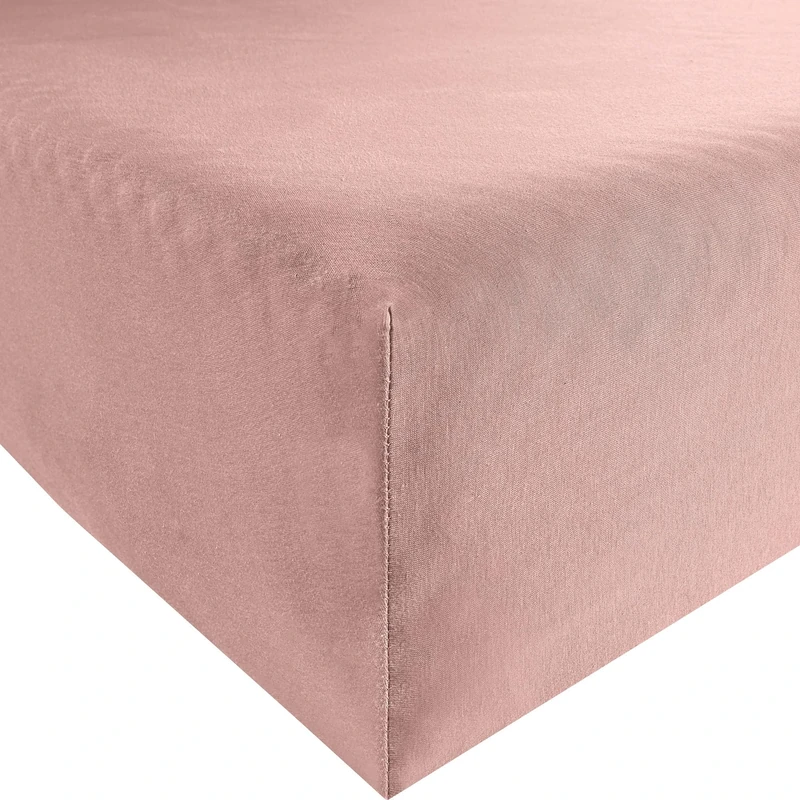 Bassetti P5/746 9235195 Fitted Sheet Plain Rose Cotton/Elastane 180 x 200 cm / 200 x 220 cm