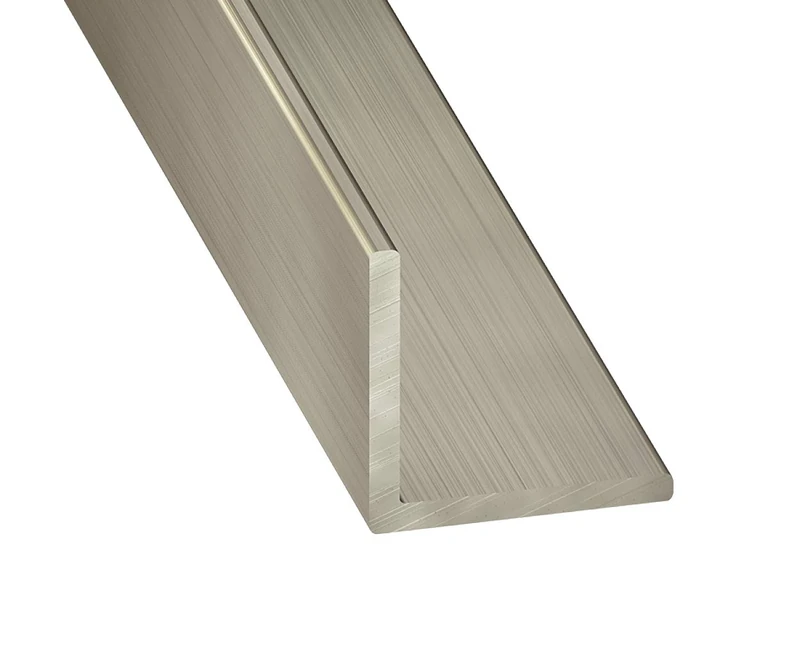 The Hardware Warehouse Matt Stainless Steel Angle 15 x 15 x 1 mm 1 m