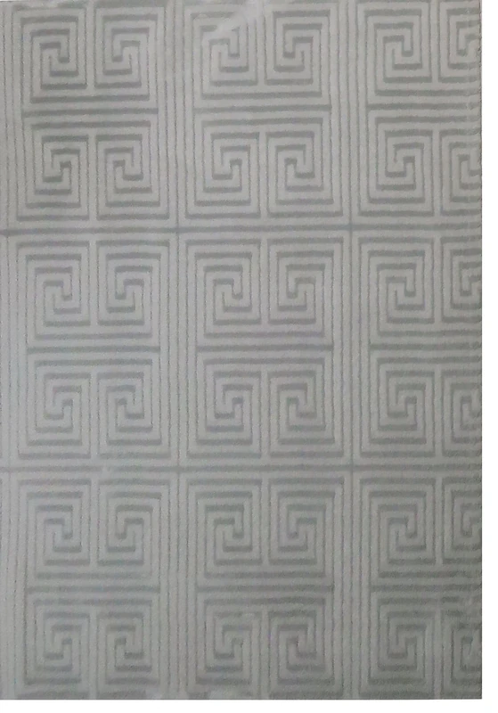 ASPECT Jigsaw Soft Touch Rug Grey/120x170cm, Cream and Grey