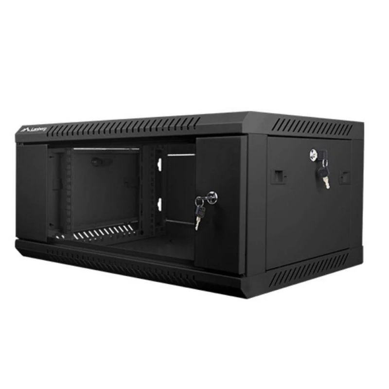 'lanberg – Rack Cabinets – lanberg Wall-Mounted Rack 19 demounted Flat Pack 4U/600 x 600 mm Black