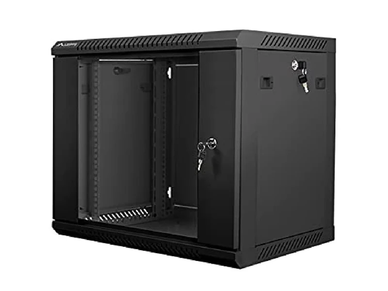 Lanberg WF01-6409-10B étagère 9U Rack monté sur le mur Noir - Image 1
