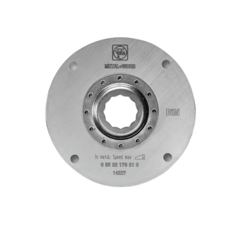 FEIN 63502178010 FSC Round Cranked HSS D100 VE1 Saw Blade, 0 V, Multi-Colour