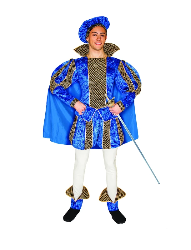 Ciao L 16422 Principe Azzurro 16422-Prince Charming, Size, Blue/Gold/White - Image 1