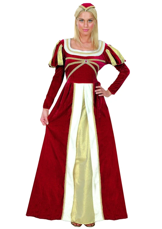 Ciao 16159 Castle Lady Size S Red/Gold/White M Rosso/Oro/Bianco