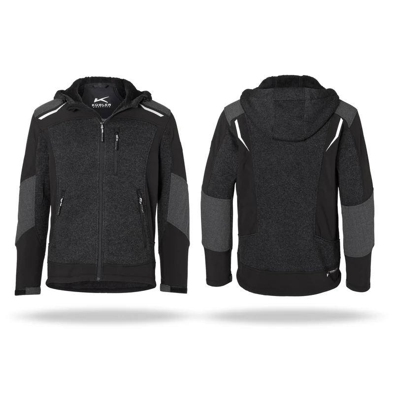 Kubler 17419511-9899-XS Size X-Small "Classiq" Weather Jacket - Dark Grey/Black