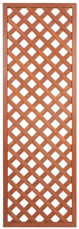 Verdemax 5360 1.8 x 0.6 m Cherry Wood Excelsior Wooden Trellis with Frame