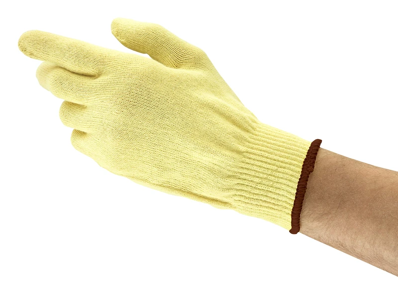 Ansell HyFlex 70-205 Safety Work Gloves, Cut Resistant, Mechanical Protection, Industrial PPE, Yellow, Size M (12 Pairs) - Image 1