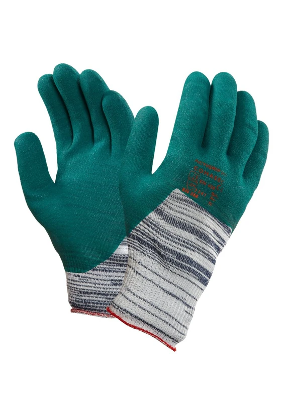 Ansell Actigrip VHP Tropique Techcor Gloves, Mechanical Protection, Green, Size 9 (12 Pairs)
