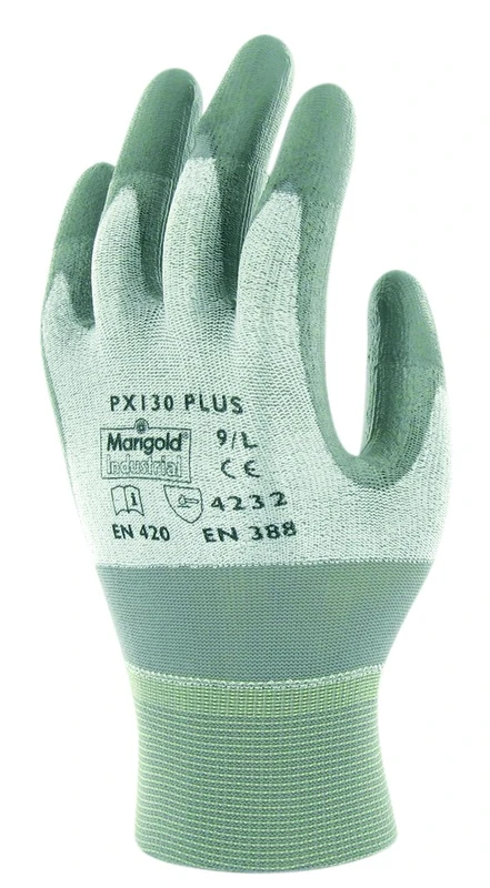 Ansell PX130 Plus Multi-purpose Gloves, Mechanical Protection, Grey, Size 8 (12 Pairs) - Image 1