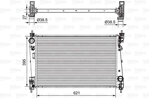 Valeo Radiator, Engine Cooling 701655
