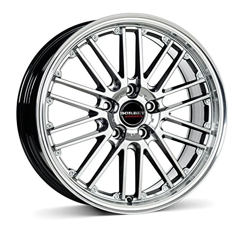 Borbet CW 2 8.5 x 19 ET 40 Bolt Circle 5 x 114.3 Hub Centering 72.5 CW2 85940114.3572.5HHP, Hyper Rim Polished