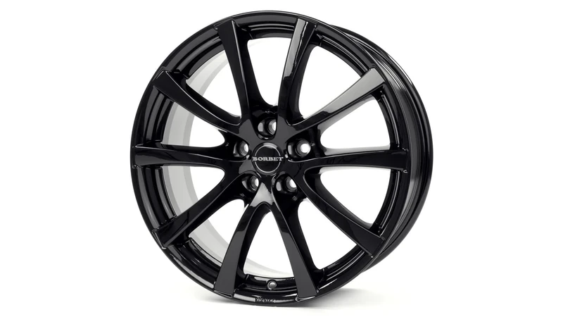 Borbet LV5 7 x 16 ET 40 Bolt Circle 5 x 114.3 Hub Centering 72.5 LV5 70640114.3572.5BG, Black Glossy
