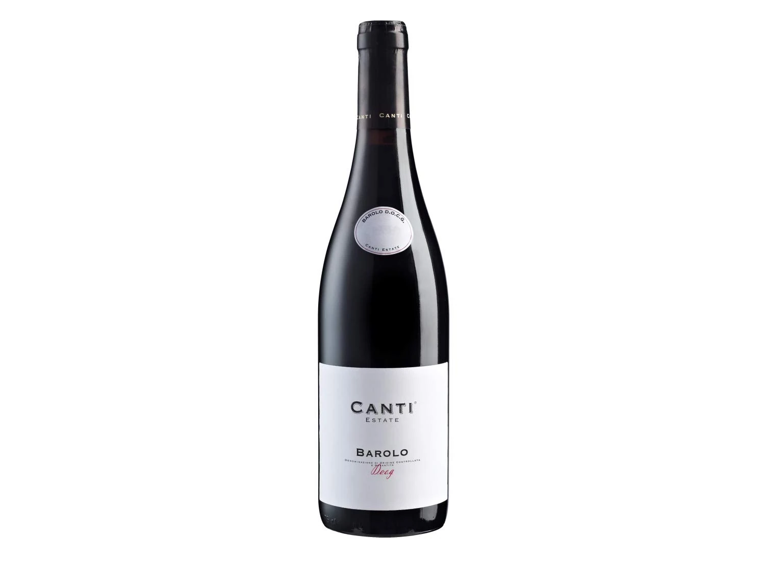 Canti - Italian Dry Barolo Red Wine, Nebbiolo Grapes From Piemonte, Rich Dark Berry Flavor with a Robust Rich Taste, 1x750 ml