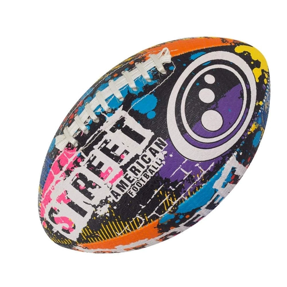 Optimum Unisex Street American Football-Multi-Colour, Multicoloured, Official Full Size