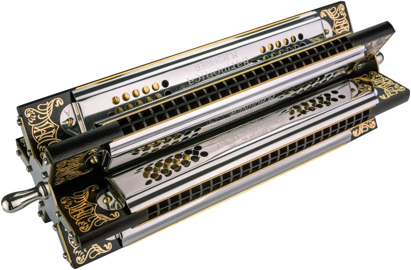 Hohner Armonica 53288 Cross Turner M - 6-in-1 Harmonica Set