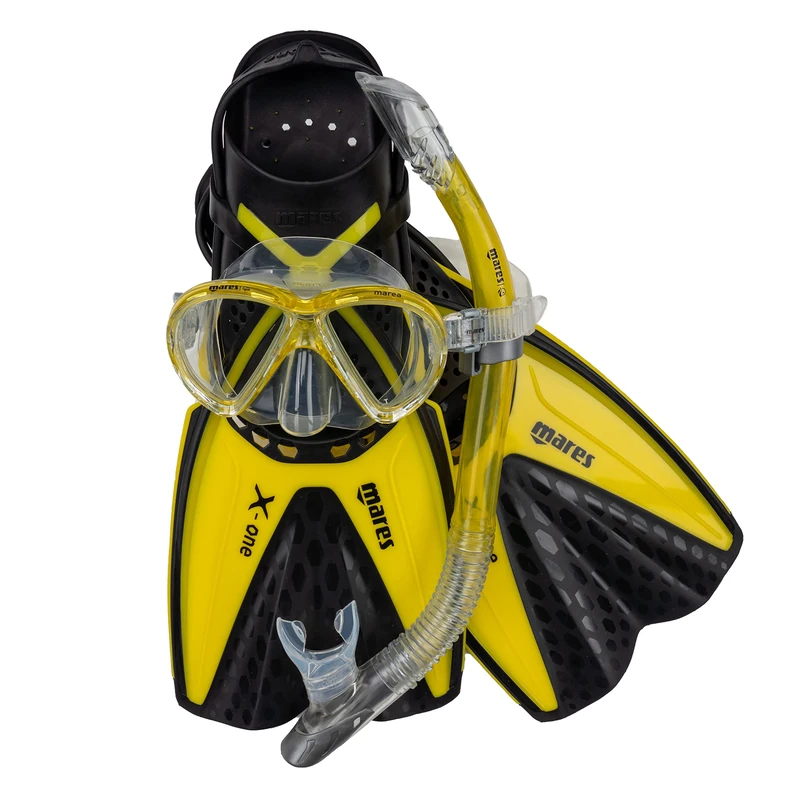 Mares Set X-One Marea Diving Kit - Yellow/RYL, Small TBRYLSM