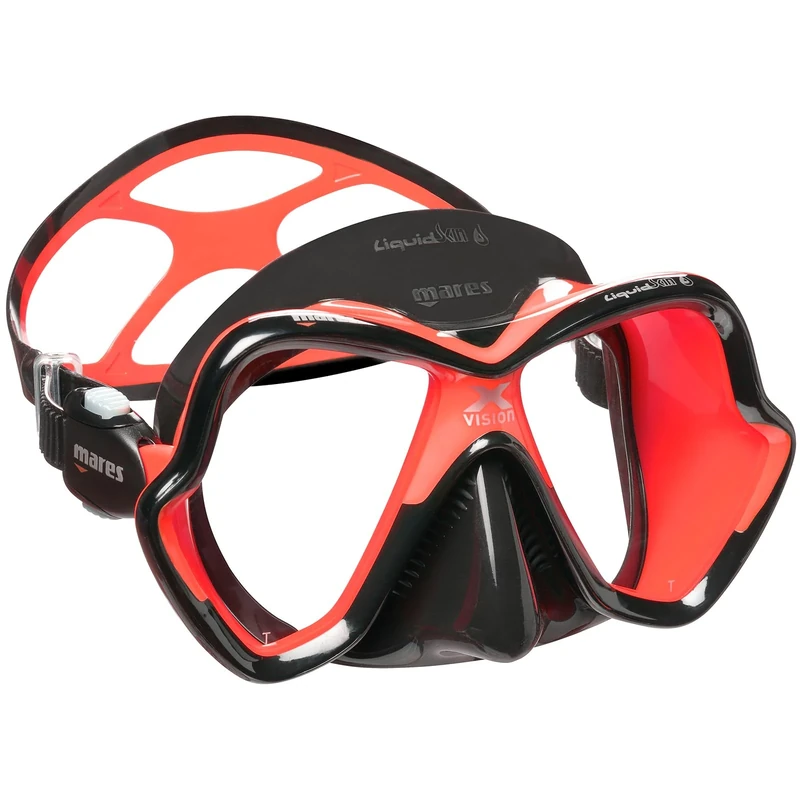 Mares Mask X-Vision Ultra LS Diving Googles - Red/Black/Red Black, One Size
