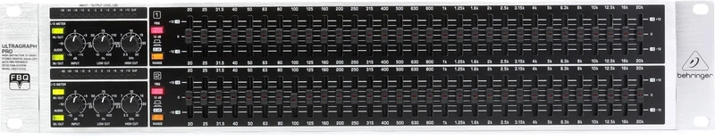 Behringer ULTRAGRAPH PRO FBQ3102HD High-Definition 31-Band Stereo Graphic Equalizer with FBQ Feedback Detection System