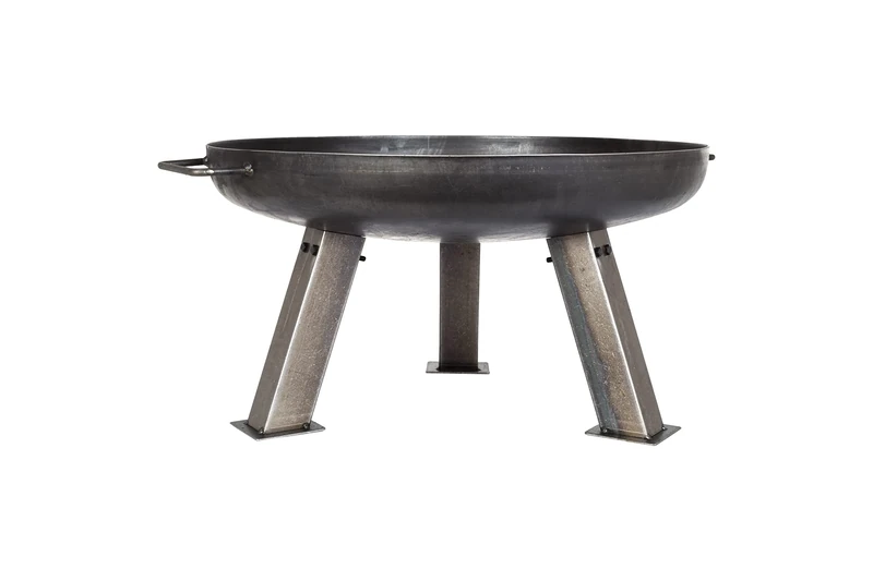 PITTSBURGH INDUSTRIAL FIREPIT SMALL, Oiled Steel
