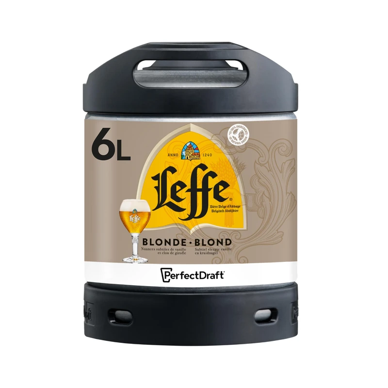 PerfectDraft Leffe Blonde Beer Keg for PerfectDraft Machine, 6L