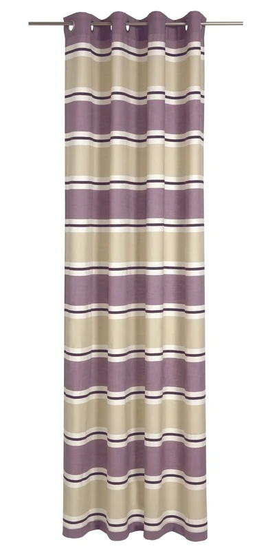 Deko Trends Lavera Berry/Beige 6236786 47 Curtain Fabric 245.0 x 140,0 x 245.0 cm Wool White - Image 1