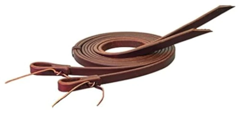 Weaver Leather Working Tack Extra Heavy Harness Split Reins, 3/4" x 8', Golden Chestnut
