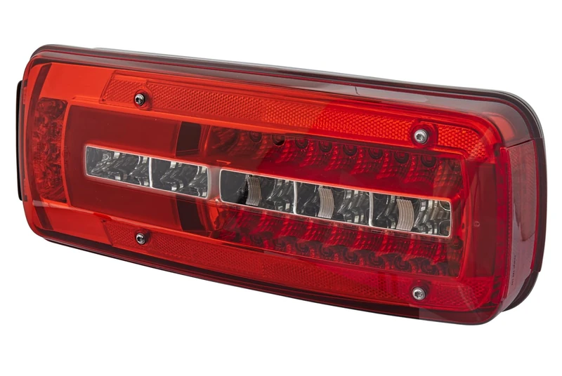 HELLA 2VP 012 381-381 Rearlight - Truck Full LED - LED - 24V - mounting/Bolted - Lens Colour: Crystal clear/Red - LED colour: Red/Yellow/White - Cable: 500mm - Plug: rückwärtig, rearward/DIN Bajonett