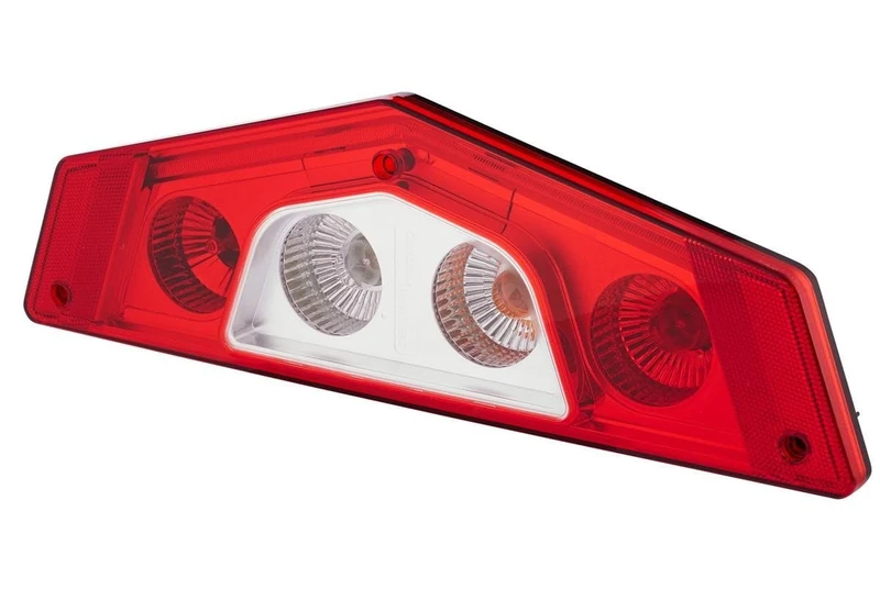 HELLA 2VP 012 570-121 Rearlight - Caraluna X - Hybrid - 12V - Fitting/Bolted - Lens Colour: Crystal clear/Red - Plug: Protected contact plug - right - Quantity: 1