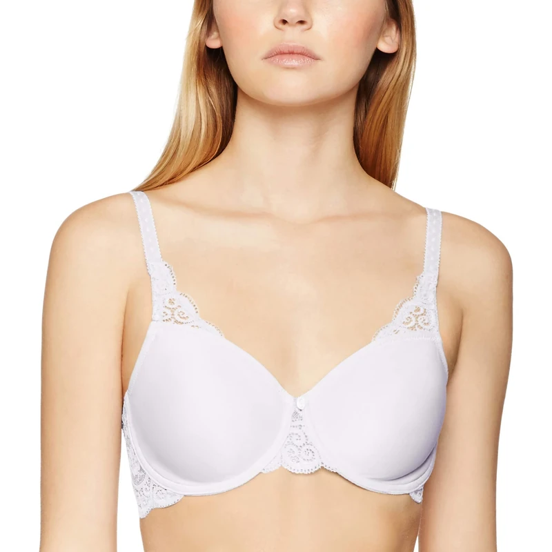 Triumph Womens Amourette 300 W01 Minimizer Bra, White, 34C UK