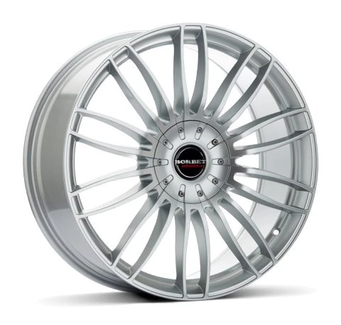 Borbet CW 3 9 x 20 ET 55 Bolt Circle 5 x 130 Hub Centering 71.5 CW3 902055130571.5STS, Sterling Silver